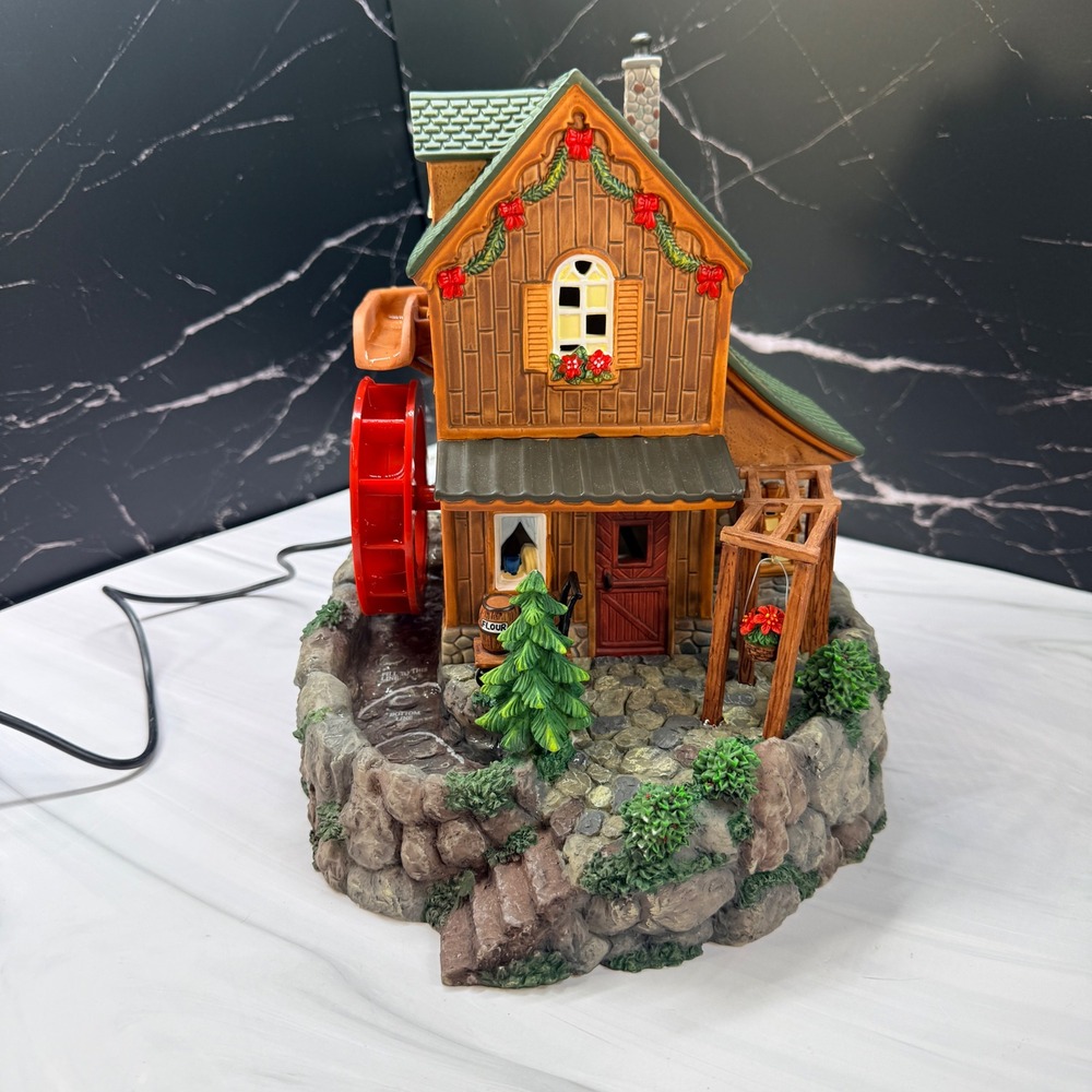 O'Well 2006 Heartland Valley Village Lighted House with Motion Watermill Works